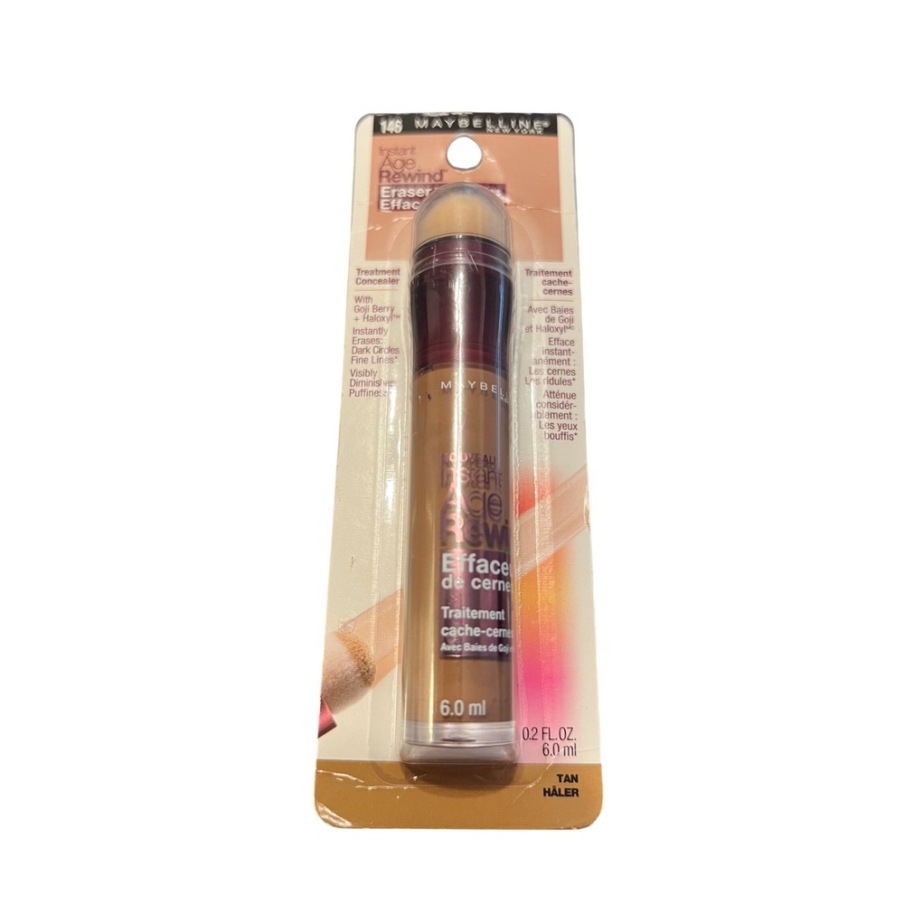 Maybelline Instant Age Rewind Eraser Concealer 146 Tan 0.2 fl oz NIP